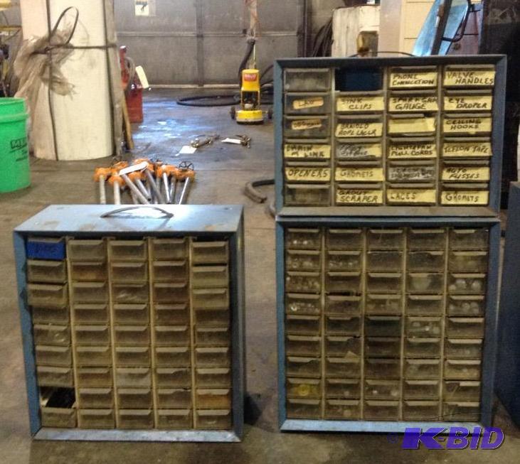 lot 22 image: Three Storage Cabinets with Drawers