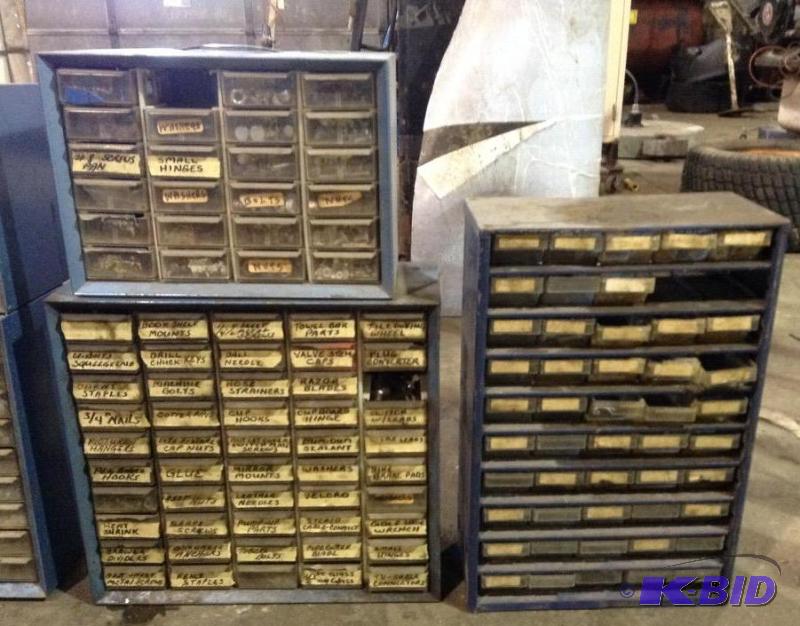 lot 22A image: Three Storage Cabinets with Drawers 2