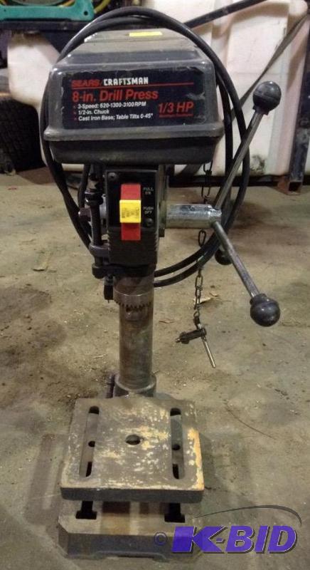 lot 24 image: Craftsman 8 Drill Press