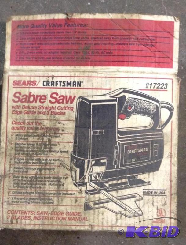 lot 69 image: Craftsman Sabre Saw