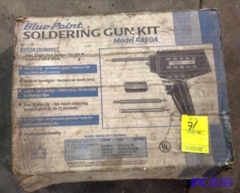 lot 71 image: Blue Point Soldering Gun Kit