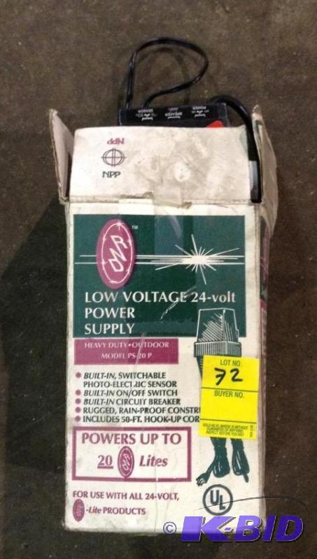 lot 72 image: 24 Volt Power Supply
