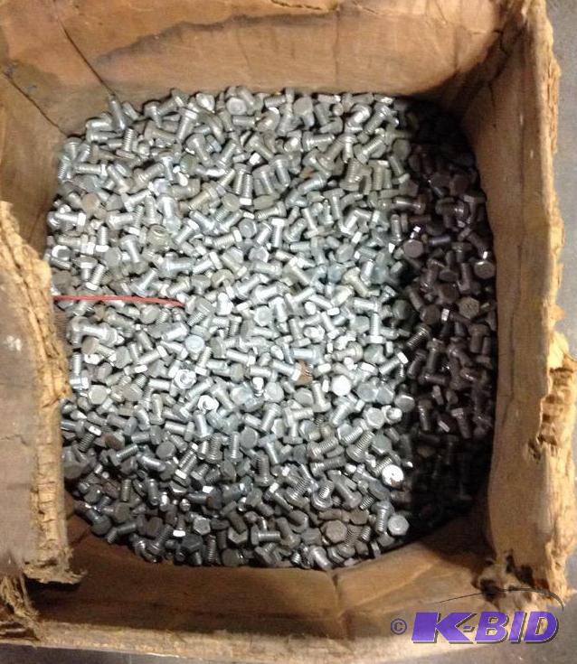 lot 82 image: Box of Bolts 14 -20 x 12