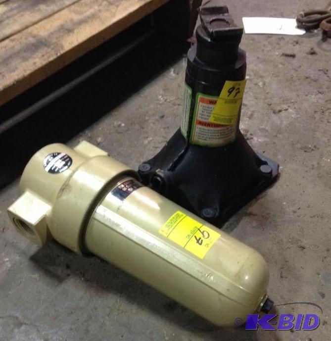 lot 97 image: Bottle Jack and Norgren Fitter F17 600 A3MA