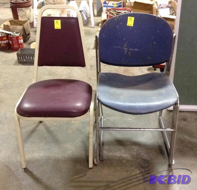 lot 99 image: Shop or Break Room Chairs