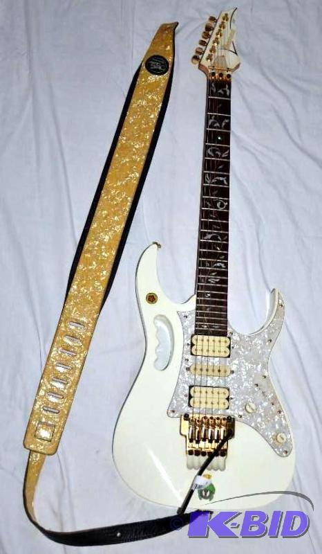 lot 1 image: Rare Expensive Ibanez JEM model JEM7V Electr...