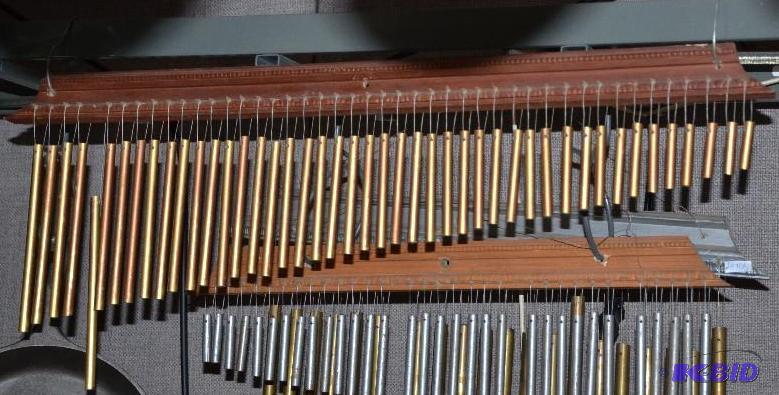 lot 103 image: Hanging Bar chimes - Bell trees  wind chimes...