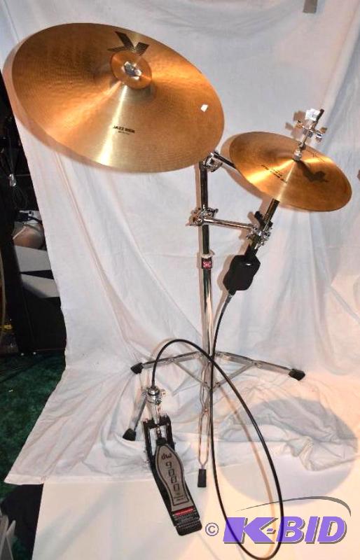 lot 108 image: Zildjian cymbalJazz Ride 20" & Top Q...
