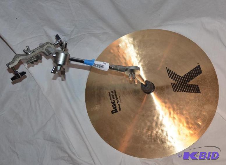 lot 111 image: Zilldjian K Dark Crash 17" cymbal with s...