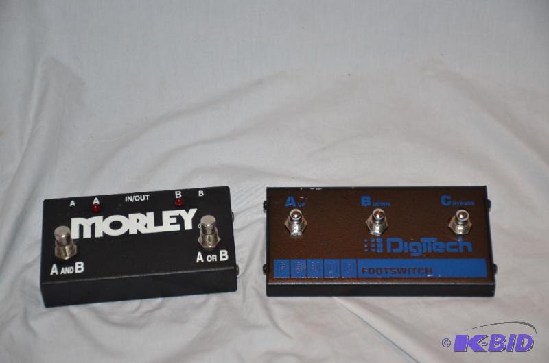 lot 142 image: DigitiTech footswitch Morley ABY selector com...