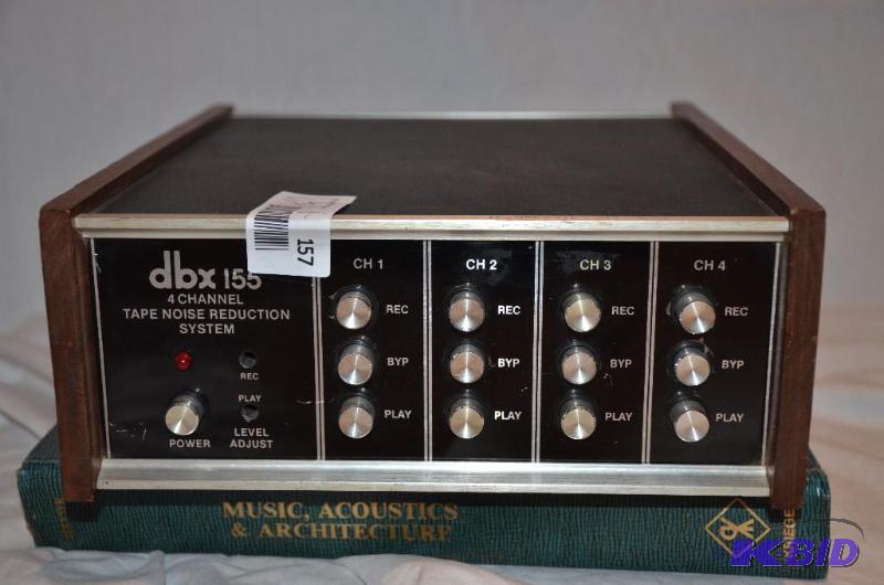 lot 157 image: dbx model 155 4 channel noise reduction syste...