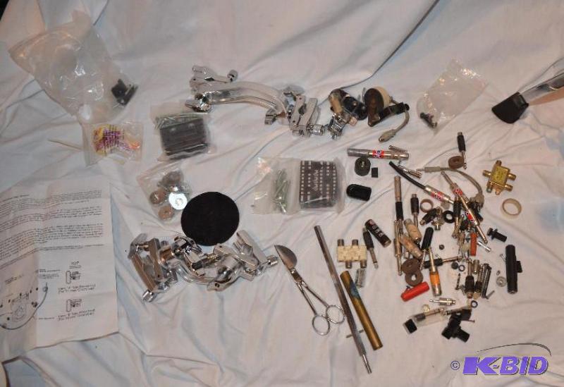 lot 174 image: Musical repair parts - guitar, drum, more...