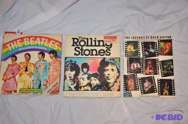 lot 176 image: 3 books - The Rolling Stones The First Twenty...