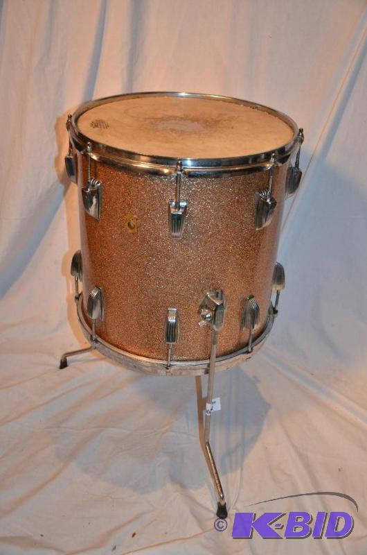 lot 189 image: Ludwig snare drum serial # 374103 15" di...