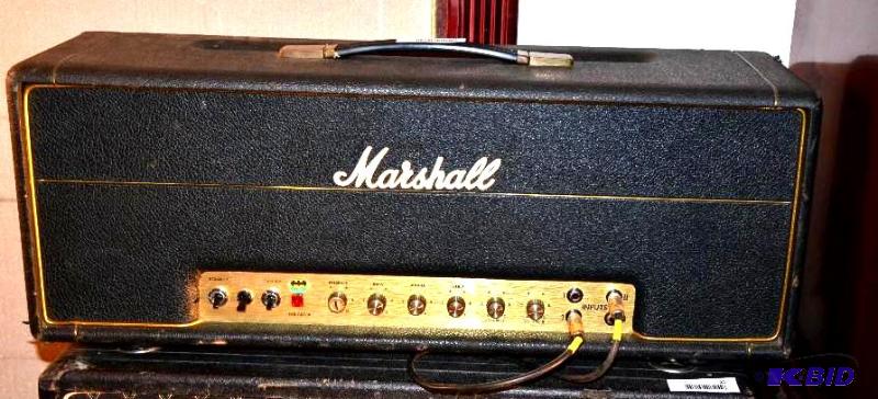 lot 20 image: Marshall Super Lead 100W tube guitar amp, pow...
