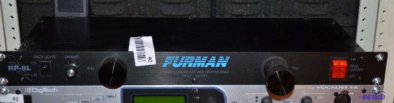 lot 40 image: Furman Power Conditioner and Light Module RP-...