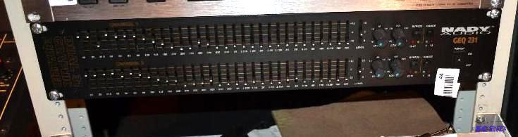 lot 44 image: Nady Audio GEQ 231 dual 31 graphic equalizer,...