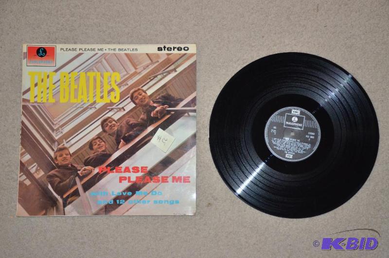 lot 56 image: The Beatles Please Please Me UK Parlophone EM...