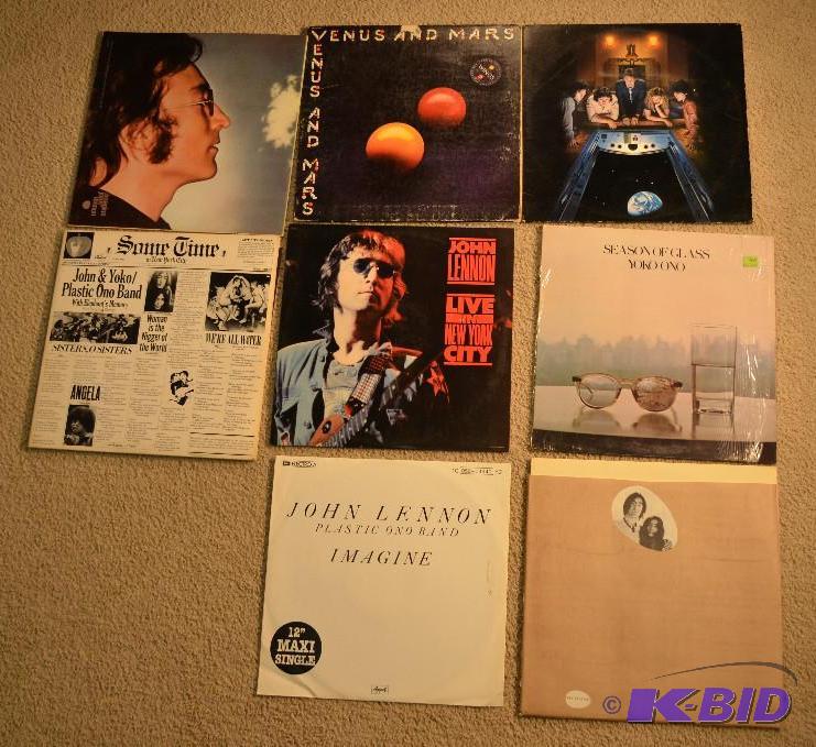 lot 72 image: 8 Albums Lennon & McCartney Wings &quotB...