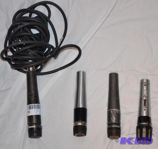 lot 94 image: 4 Shure microphones Shure Brothers model PE56...