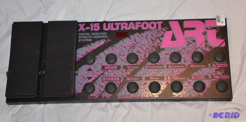 lot 95 image: ART Ultrafoot X-15 digital real time effects ...
