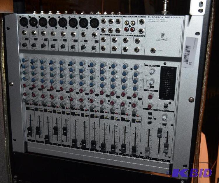 lot 98 image: Eurorack MX2004A 20 channel mixer, powers up,...