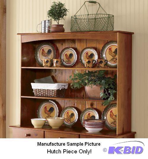 Walnut Finish Display Hutch - Hutch Only - Hu...