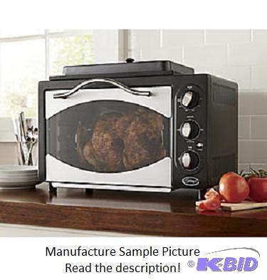 lot 10 image: 10 in 1 Ginnys Brand Toaster Oven And Rotiss...