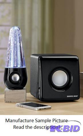 lot 11 image: Sharper Image Light Show Water Bluetooth Spea...