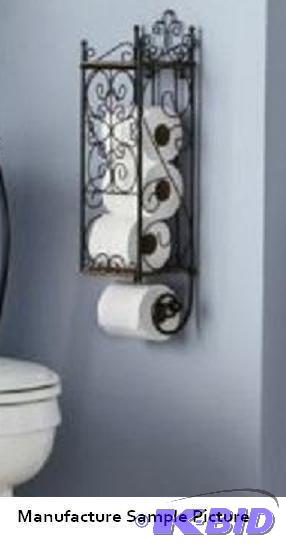 lot 30 image: Scroll Tissue Paper Holder - 8" w x 24 1...