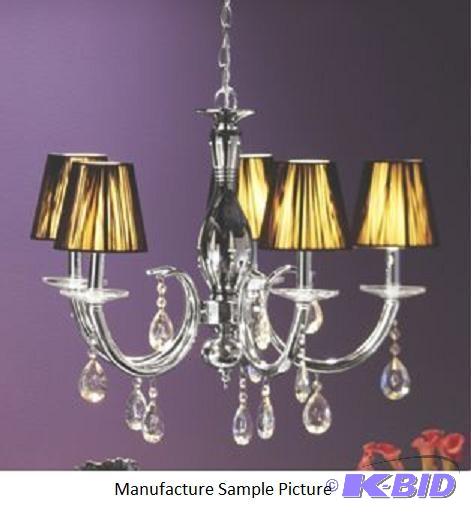 lot 4 image: Pendant Chandelier - This chandelier melds th...