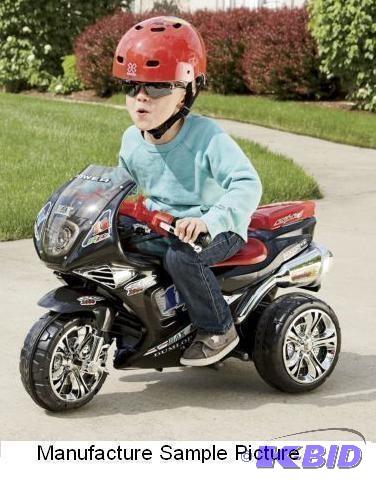 lot 69 image: Kids Ride On Three Wheeler - Black 3 Wheeler ...