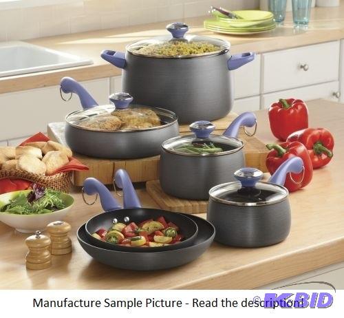 lot 78 image: Paula Deens 10-Piece Hard-Anodized Nonstick ...