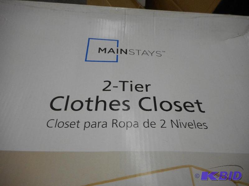 2 Tier Clothes Closet