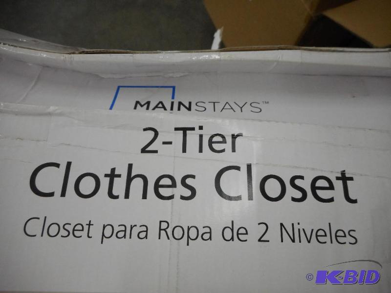 2 Tier Clothes Closet