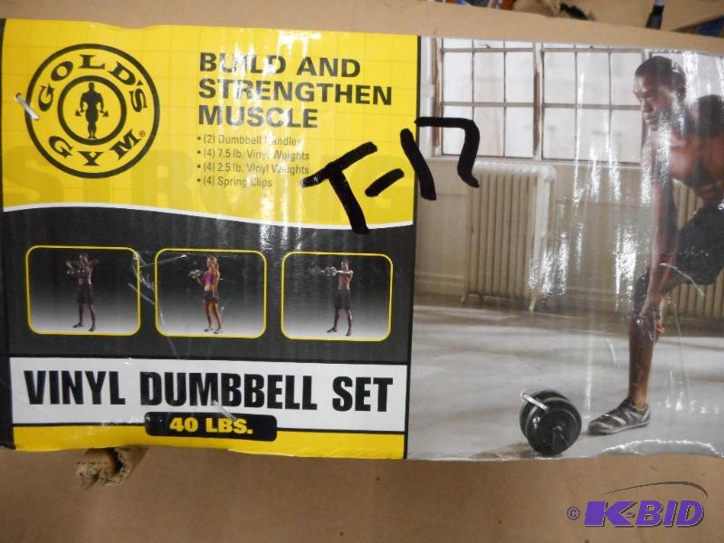 Vinyl Dumbbell Set