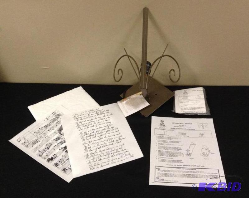 lot 121 image: Awesome Literati Wall Sconce by Fire-Farm