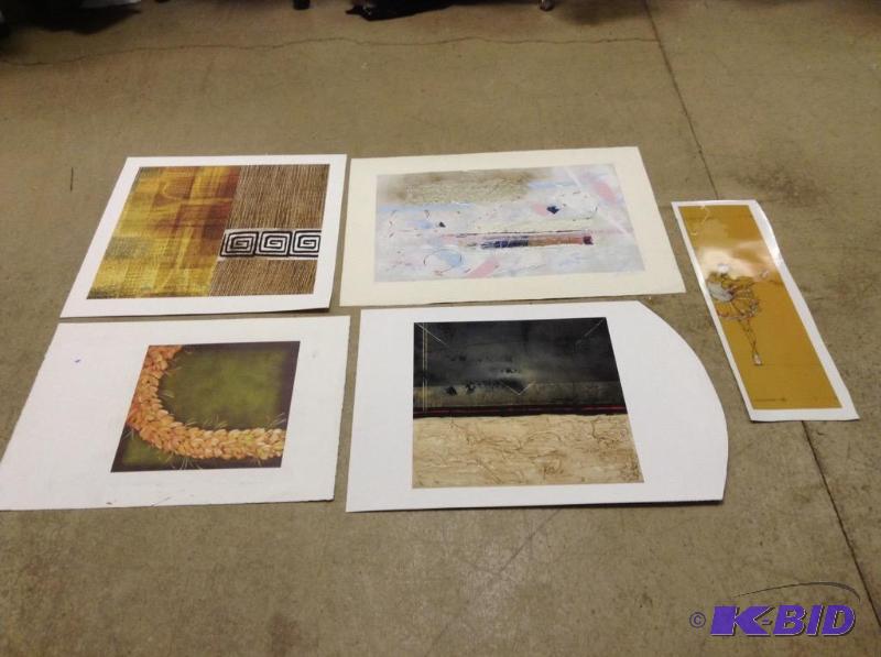 lot 133 image: 5 Ready to Frame Art Prints