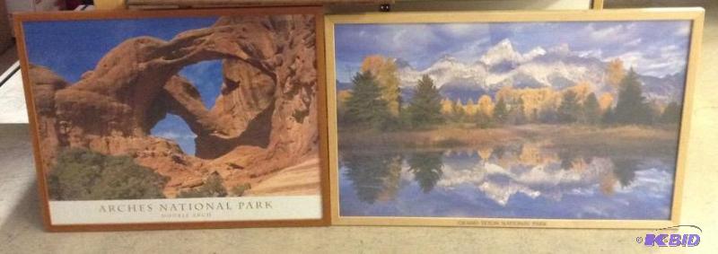 lot 137 image: Two Framed National Park Posters