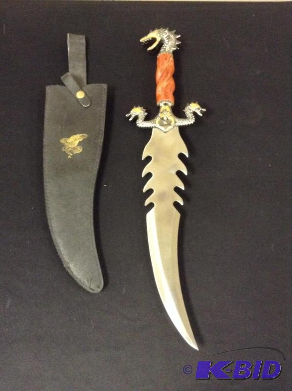 lot 4 image: Frost Cutlery Fantasy Bowie with Cocobolo Handle