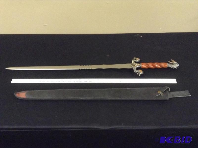 Frost Cutlery Jim Frost Dragon Slayer Collector Sword & Sheath