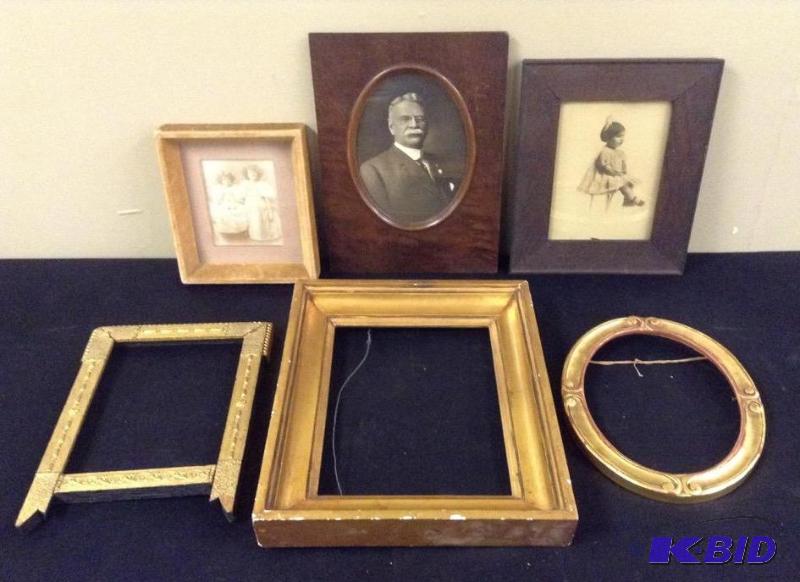 lot 65 image: Variety of Old Frames - Some with People