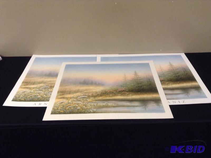lot 69 image: Three Arnold Alaniz Prints