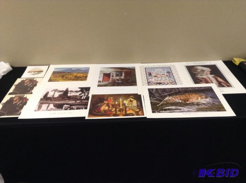 lot 77 image: 10 Art Prints
