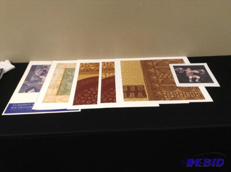 lot 81 image: 6 Abstract & People Prints