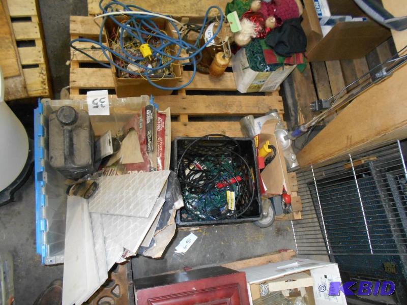 Everything on the pallet except the Wagner Heat Gun