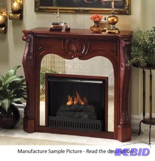 Belmont Mirrored Fireplace Mantel with Insert...