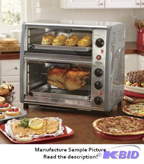 Ginnys Double Decker Toaster Oven - Graphite ...
