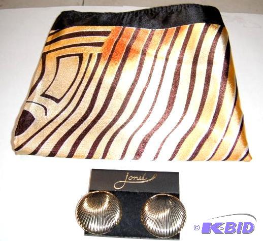 Gloetta Scarf with Earrings - Scarf is 53&quo...