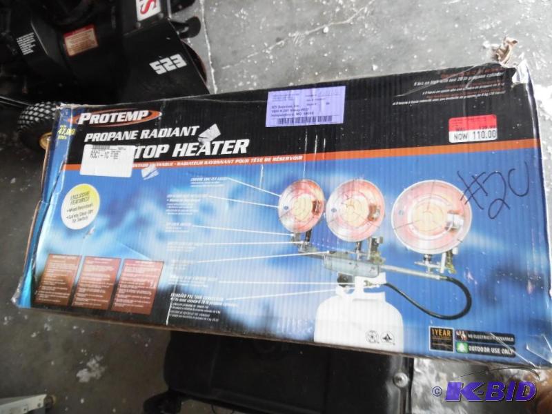 Propane Tank Top Heater